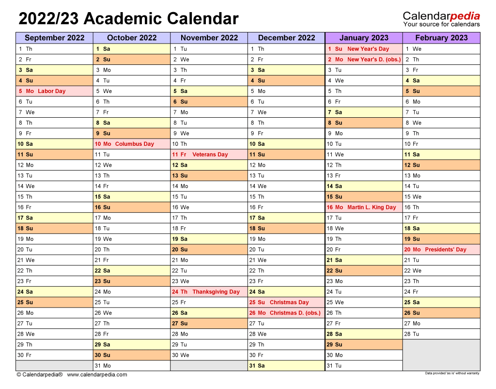 Cal Poly Slo Academic Calendar 2022 23