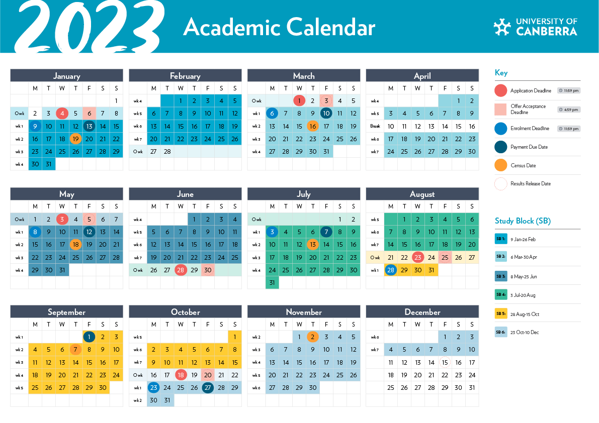 Academic calendar