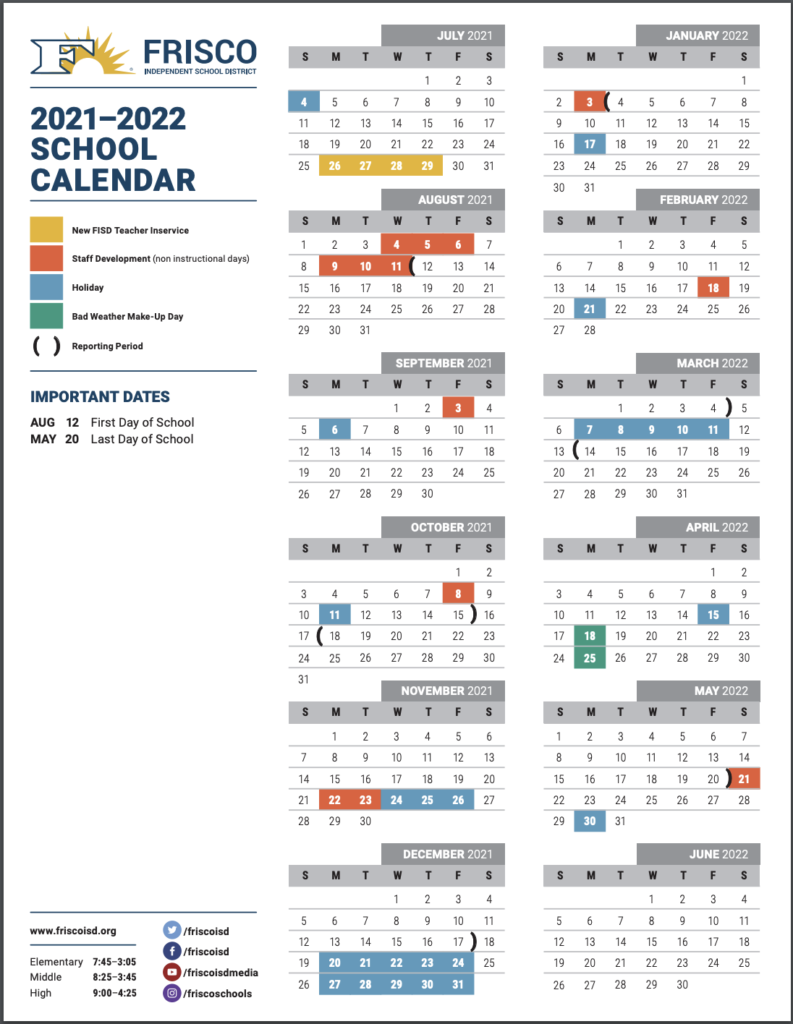 2022 Frisco Isd Calendar April Calendar 2022