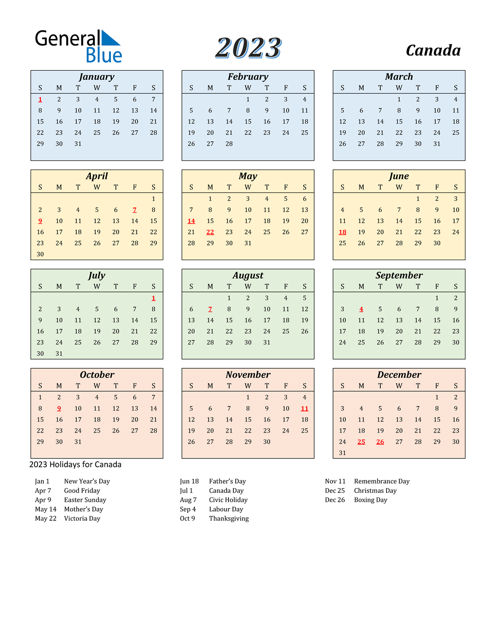 Calendar With Holidays 2023