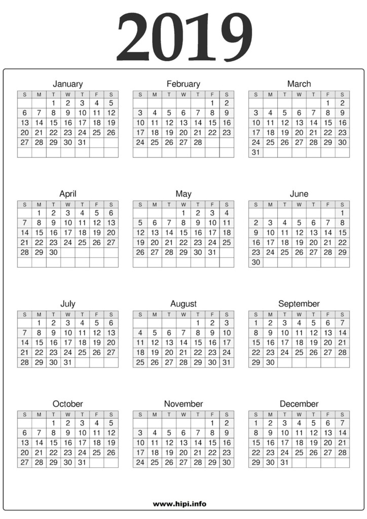 5 Year Calendar 2018 2023 Download Calendar Template 2021