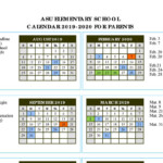 Calendar APR 2021 Asu Calendar Spring 2021