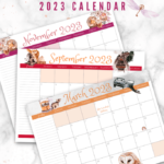 Free Printable 2023 Wizard Magic Harry Potter Themed Calendar Carrie Elle