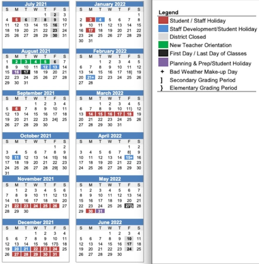 Dallas Isd 2023 To 2024 Calendar Minimalist Blank Printable