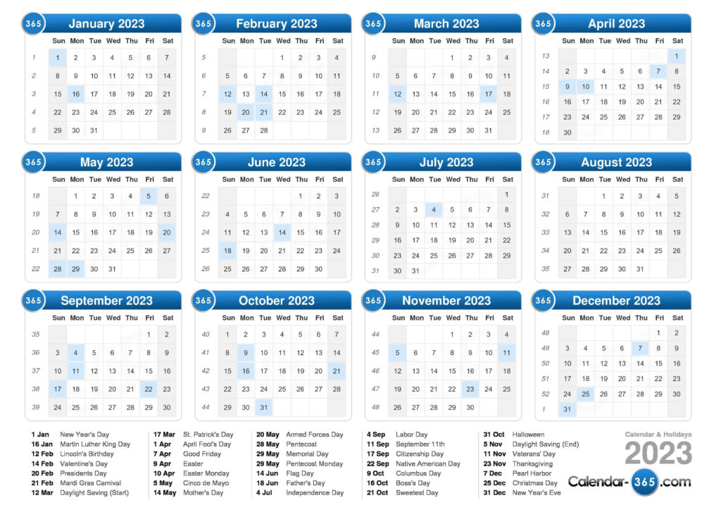 Jewish Holiday Calendar For 2023 2023 Printable Calendar