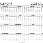 2022 2023 Academic Calendar Template Free Printable 2 Year Calendar