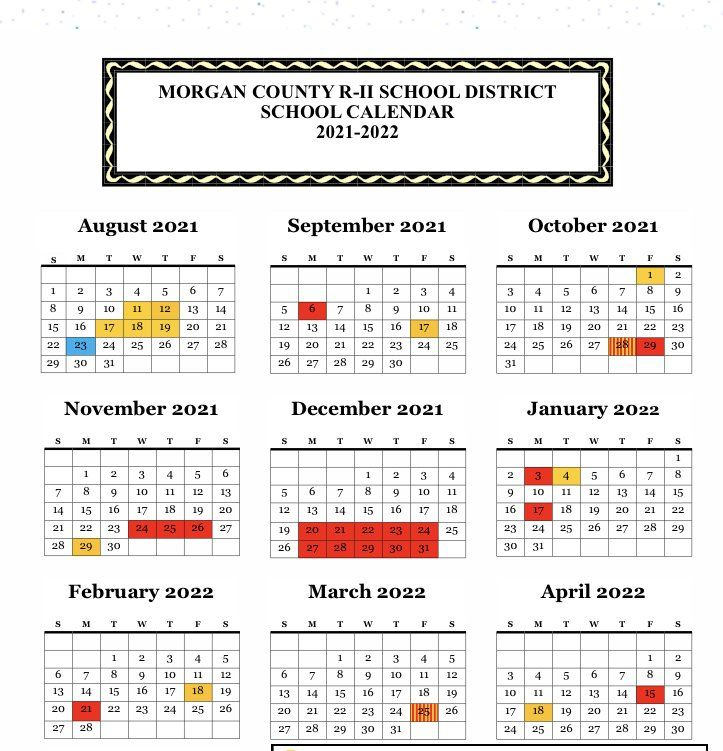 Columbia Public Schools Calendar 20222023