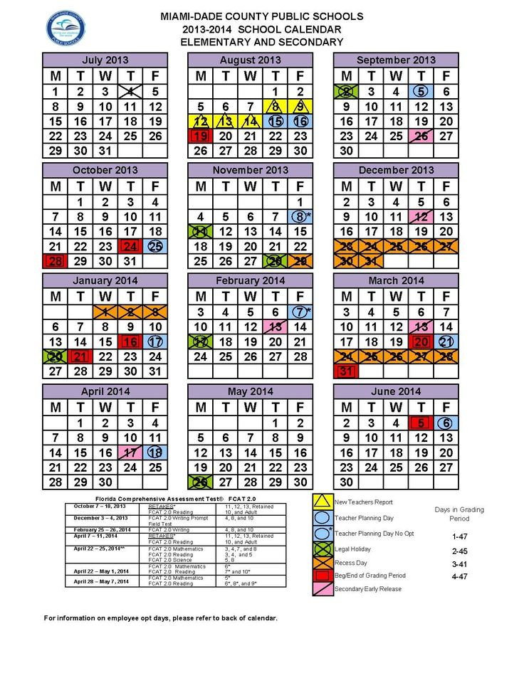 Dashing School Calendar In Miami Dade In 2020 School Calendar 