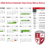 School Calendar Holy Cross Mercy School