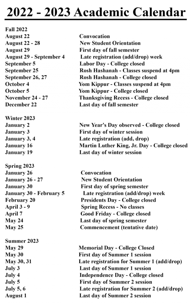 2022 2023 Academic Calendar NYC School Calendar