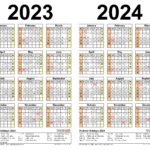 2023 And 2024 School Calendar Template 2023 2024 Calendar Template