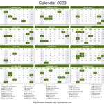 2023 Calendar With Holidays