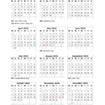 2023 Monthly Calendar With Us Holidays Free Printable Templates 2023