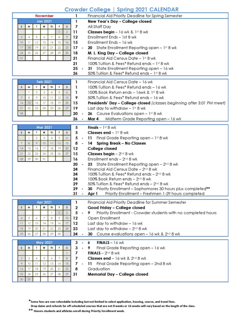Academic Calendar Ucf Spring 2023 Printable Calendar 2023
