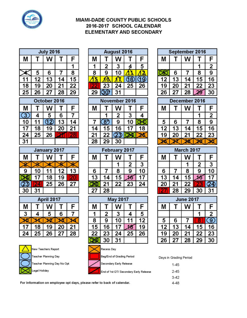 Dadeschools Calendar 2023 2024 Recette 2023