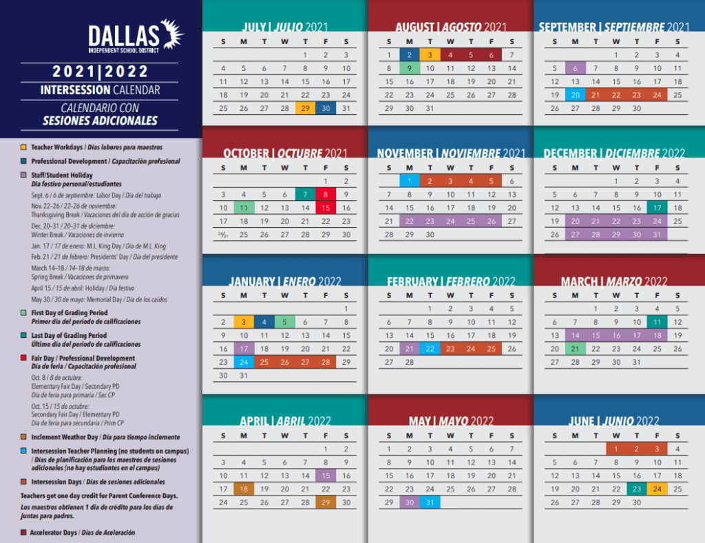 Dallas Isd Calendar 2022 CALENRAE