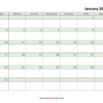 Editable Monthly Calendar 2021 Monitoring solarquest in