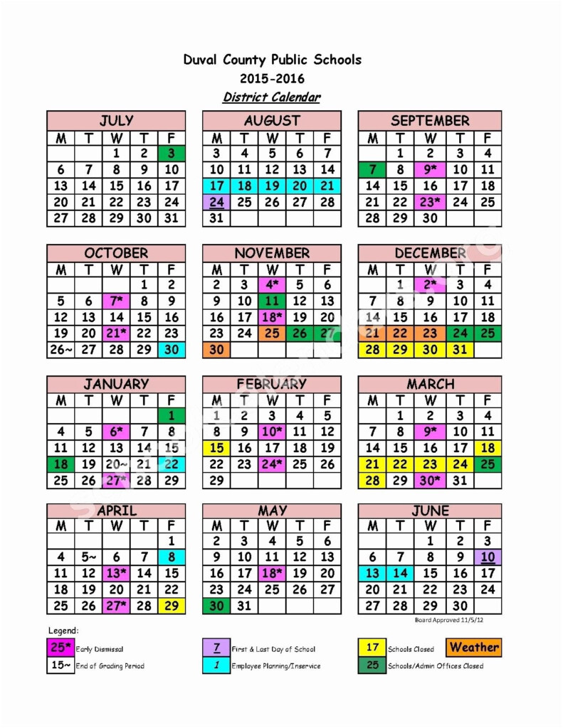 Impressive School Calendar Williamson County Tn School Calendar 
