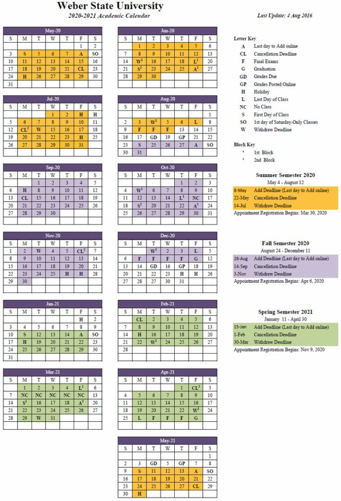 Ogden City School Calendar 2021 Academic Calendar University 