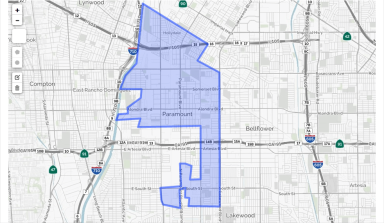 Paramount Unified School District Map School Zone Info More