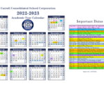 School Calendar Info Carroll Consolidated School Corporation