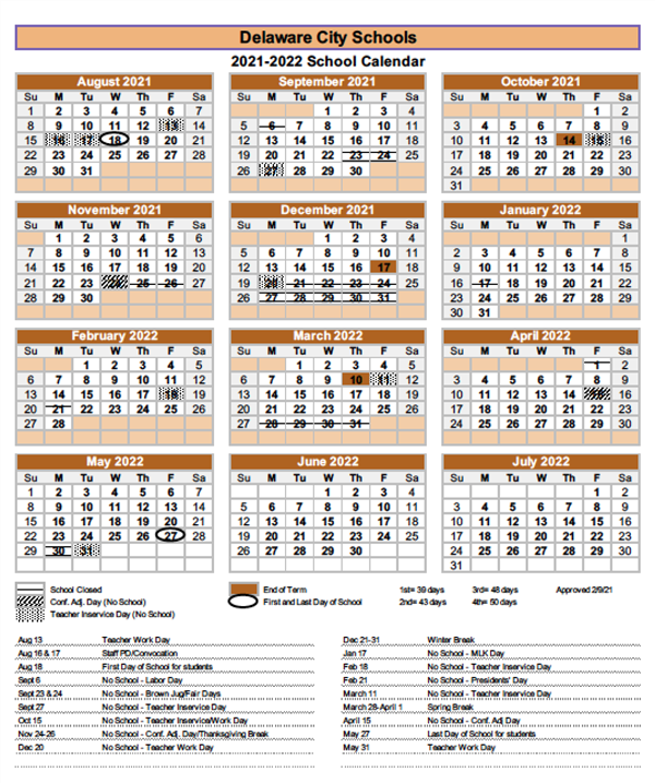 Ud Calendar 2022 Customize And Print
