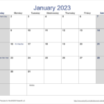 Word Calendar Template For 2016 2017 And Beyond